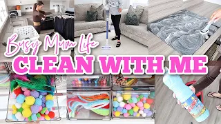 BUSY MUM/MOM LIFE CLEAN WITH ME // EXTREME SPEED CLEANING MOTIVATION / ORGANISATION IDEAS 2023