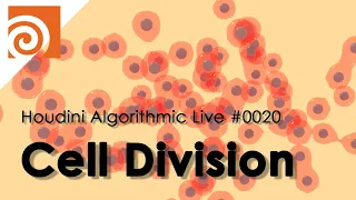 Houdini Algorithmic Live #020 - Cell Division Simulation (Mitosis)