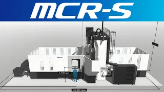 3D Machine View/Double-Column Machining Center MCR-S【OKUMA CORPORATION JAPAN】