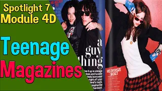 Spotlight 7 Модуль 4D. Culture Corner 4. Teenage Magazines