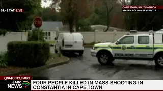 Four people killed in mass shooting in Constantia, Cape Town