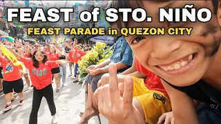 AMAZING FEAST PARADE in SAN ANTONIO QUEZON CITY METRO MANILA PHILIPPINES [4K] 🇵🇭