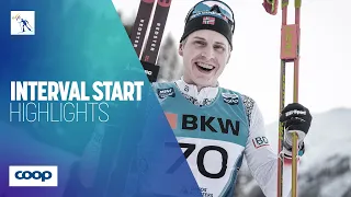 Simen Hegstad Krueger (NOR) | Winner | Men's 15 km. F | Davos | FIS Cross Country