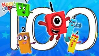 Numberblocks em Português Brasil | Episódios Completos | CONTANDO NÚMEROS de 1 a 100 🌍