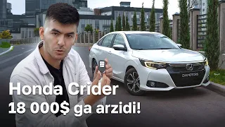 HONDA CRIDER / Gaz o'rnatsa bo'ladimi? "Zapchast" O'zbekistonda bormi? @Avtoelon.uz_video