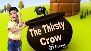 Thirsty Crow Story in English || Moral stories for Kids || Bedtime Stories for Children ||