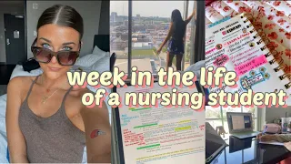 WEEK IN THE LIFE OF A NURSING STUDENT | vlog♡