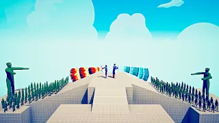 100x ZOMBIE + 2x GIANTS vs 2x EVERY GOD - Totally Accurate Battle Simulator TABS