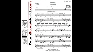 Drum Score - John Lennon - Imagine (sample)