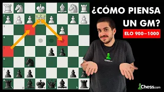 GANAR ELO en AJEDREZ ♟️ ¿Cómo Piensa un GM de AJEDREZ? ♟️ GM GASCÓN