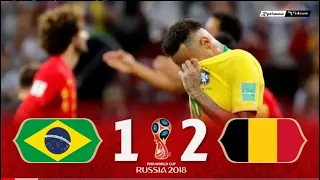 Brasil 1 x 2 Belgium ● 2018 World Cup Extended Goals 10 Minute   Highlights HD720P HD