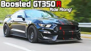 Boosted Shelby GT350R RIDE ALONG! *Sounds Like a Supercar!*