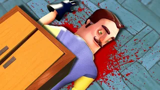 ER STIRBT FAST! Das Ende des Nachbarn 😫 Hello Neighbor 2