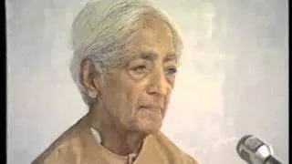 J. Krishnamurti - Rajghat 1985 - Public Talk 1 - Whatever you think, you are