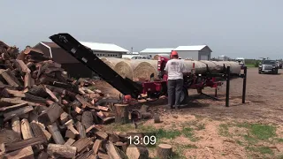 Running 1 Full Cord Through A Brute Force 14-24 Firewood Processor