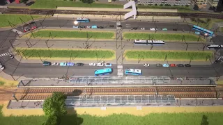 Cities Skylines: Transport Hub Time-lapse  (Moscow Style)