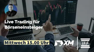 Live Trading mit Dow, DAX, EURUSD für Börseneinsteiger