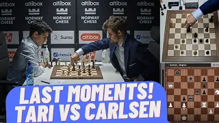 LAST MOMENTS of the GAME | Aryan Tari vs Magnus Carlsen Norway Chess 2020