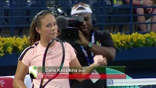 Dubai Tennis 2018 - WTA Highlights R1 Kasatkina d Radwanska