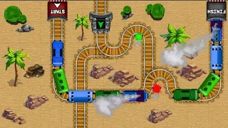 Train Track Maze - Classic Make Puzzle Game - (Level 59 - 65) Gameplay #8