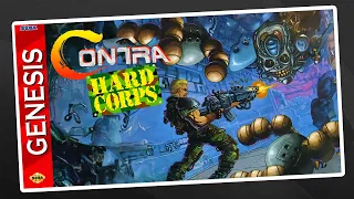 [SEGA Genesis/Mega Drive Longplay] Contra Hard Corps | Full Game Walkthrough | 4K