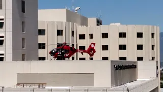 check this video out two helicopters to get off
