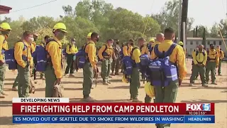 Marines From Camp Pendleton To Help Fight California Fires