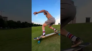 Longboard Tricks on GRASS 🛹 Houston Longboarding #longboarding #longboard #downhillskate