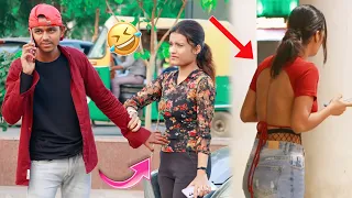 Touching Stranger waist Prank on girl's 😅 |PAPPU PRANKSTER