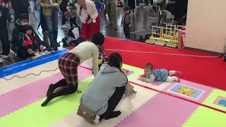 いいね！いい走り（はいはい）です！！はいはいレース！！パパ・ママ・赤ちゃん大満足！！子育て応援イベント　京都初開催　ワイヤーママカーニバル　２０２０年２月１６日　開催しました！