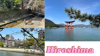 Hiroshima, The City of peace, gorgeous surroundings as it lies by the blue waters of Hiroshima Bay