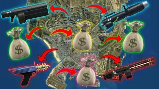 GTA 5 - Best Secret Weapons & Money Location ( Unlimited Money & Rare Weapons)