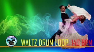 WALTZ DRUM LOOP PRACTICE 140 BPM / BACKİNG TRACK METRONOME