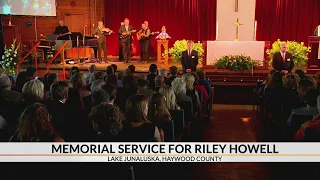 Memorial service held for Riley Howell