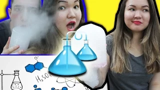Эксперимент с Сухим Льдом! / Как сделать пену и дым?