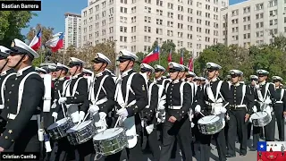 Escuela Naval Arturo Prat ceremonia de Izamiento de la Gran Bandera Mayo 2024