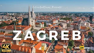 Zagreb, Croatia 🇭🇷 in 4K Video by Drone ULTRA HD - Flying over Zagreb, Croatia