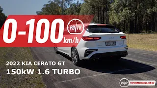 2022 Kia Cerato GT hatch 0-100km/h & engine sound