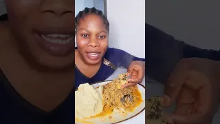 fufu mukbang delicious 😋 😍