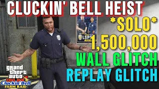 *1,500,000$* Cluckin' Bell Heist Replay Glitch,Gta Online Solo Money Glitch #gtaonline #cluckinbell