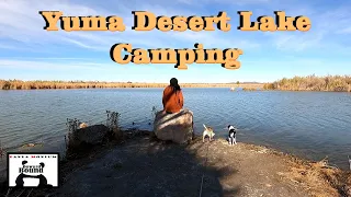 RV Boondocking - Yuma, Arizona Desert Lake Camping