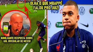 ÁRBITRO RESPONDE HUMILHANDO FRANÇA sobre POLÊMICA! - OLHA o que MBAPPÉ RESPONDEU!