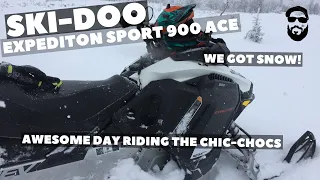 We ride offtrail  Ski-Doo Expedition Sport 900 ACE 2020 : Chic-Chocs mountains | Pierre’s Adventures