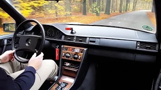 Mercedes W124 300E Short Autumn drive