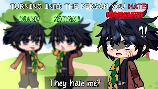 𝙆𝙉𝙔 // 🫨Turning Into The Person You Hate!🫨 // Gacha Club x Demon Slayer // Sad Giyuu