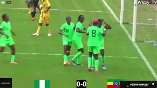 NIGERIA VS ETHIOPIA (4-0) 2ND LEG OLYMPIC WOMEN QUALIFIERS-GOALS & HIGHLIGHTS