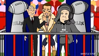 New England Patriots Celebrate Super Bowl Win | 442oons Cartoon