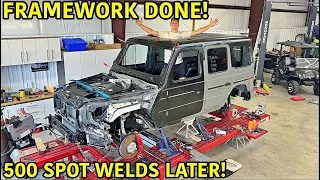 Rebuilding A Wrecked 2022 Mercedes G63 G Wagon PART 7