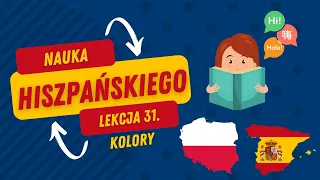 🟢 Język hiszpański - KOLORY - Nauka hiszpańskiego poziom A1 - Hiszpański dla początkujących #31