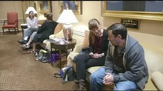 Prison reform advocates hold sit-in at the Governor's office